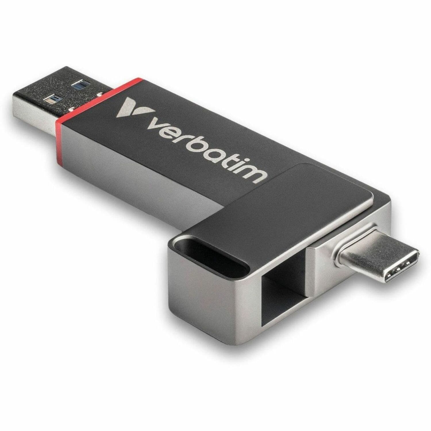 Verbatim Dual QuickStick 32040 256 GB USB 3.2 (Gen 1) Type A, USB 3.2 (Gen 1) Type C Flash Drive - Grey