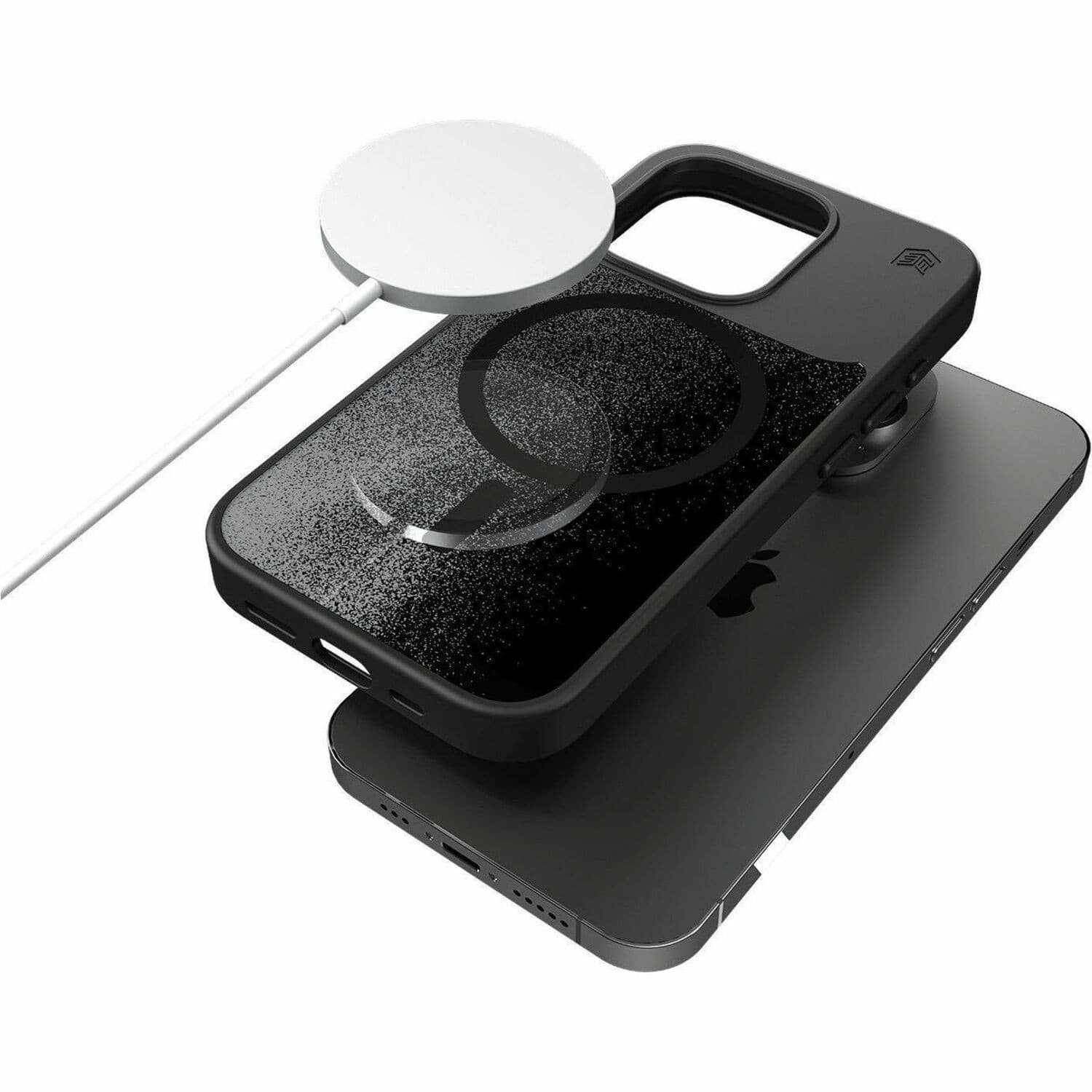 STM Goods Relax Case for Apple iPhone 15 Smartphone - Black, Grey