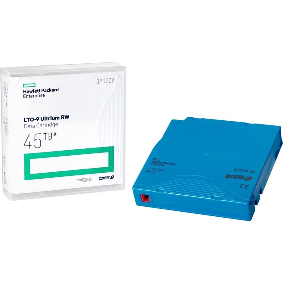HPE Data Cartridge LTO-9 - Rewritable - 20 Pack - Light Blue