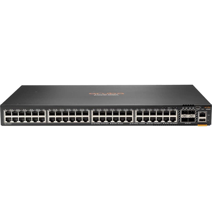 HPE CX 6300 6300F 48 Ports Manageable Ethernet Switch
