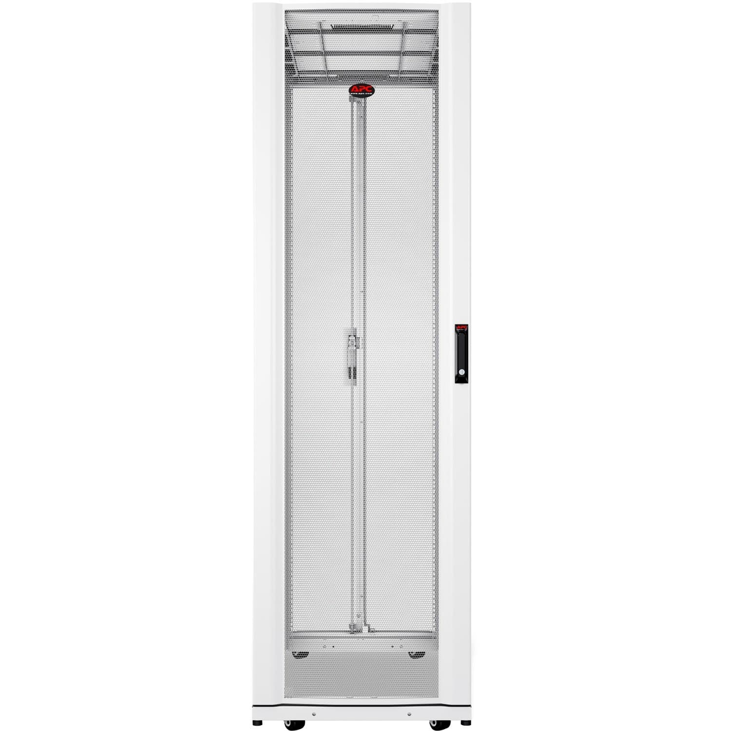 APC by Schneider Electric NetShelter SX AR3350W 42U Rack Cabinet for Blade Server - 482.60 mm Rack Width x 1048 mm Rack Depth - White - TAA Compliant