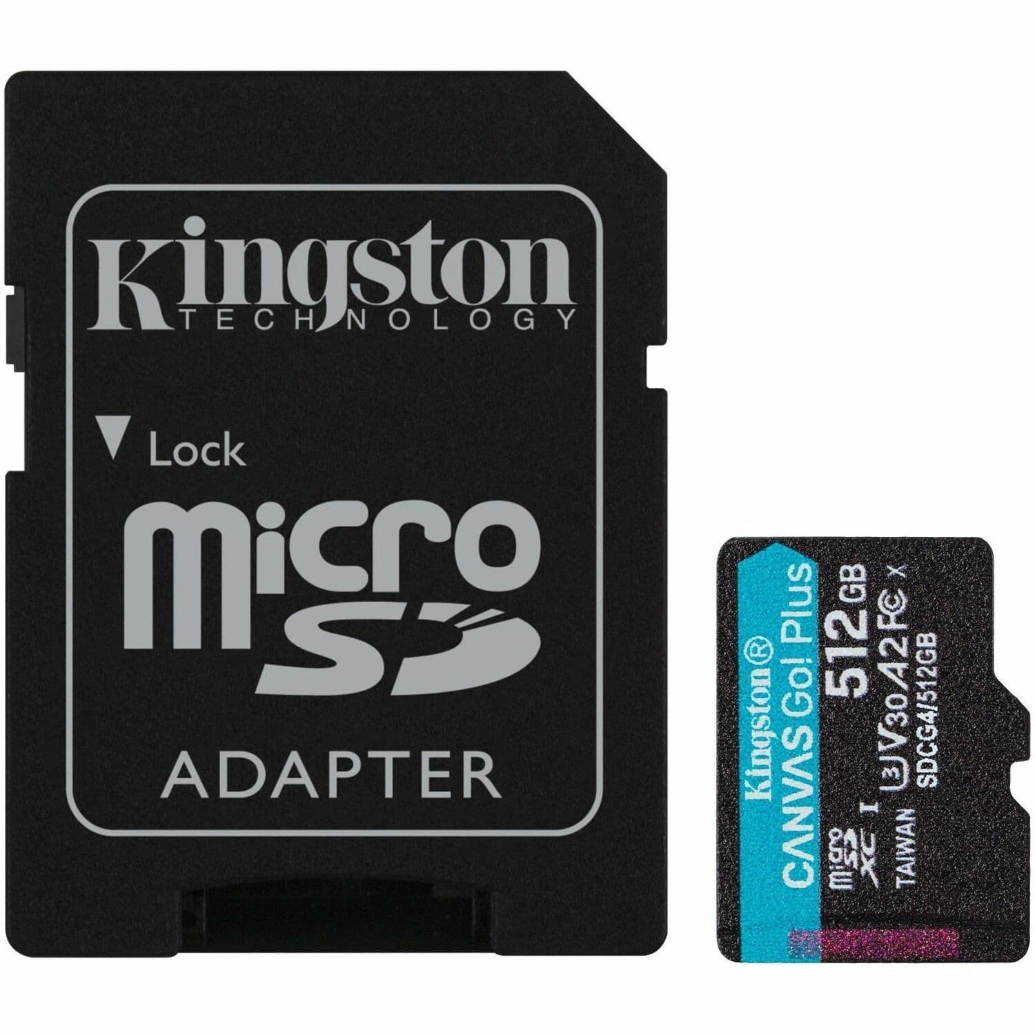 Kingston Canvas Go! Plus 512 GB Class 10/UHS-I (U3) V30 microSDXC