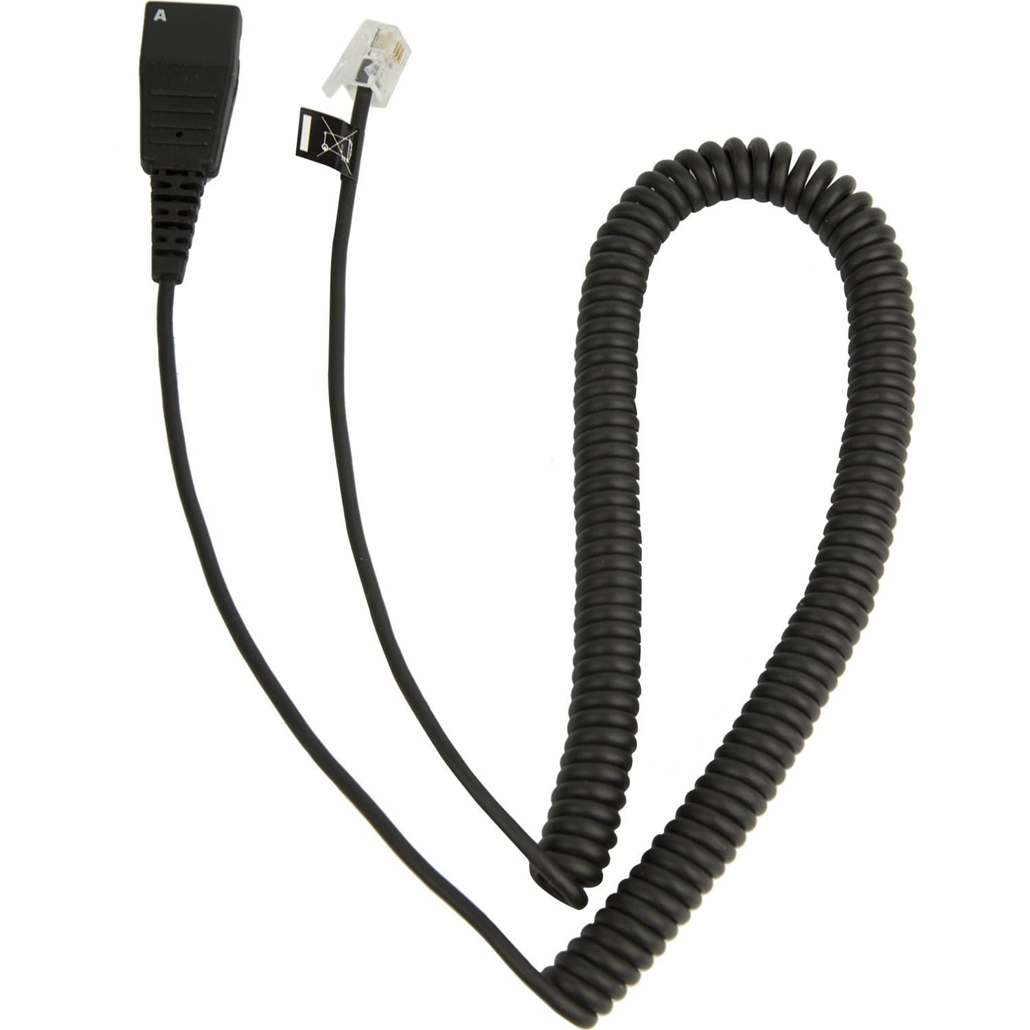 Jabra 8800-01-37 2 m Quick Disconnect/RJ-9 Phone Cable - 1 Each