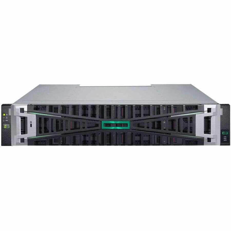 HPE MSA 2070 12 x Total Bays SAN Storage System - 2U Rack-mountable