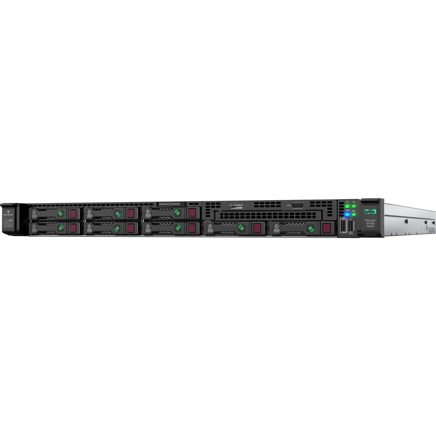 HPE ProLiant DL360 G10 1U Rack Server - 1 Xeon Gold 6242 2.80 GHz - 32 GB RAM - Serial ATA/600, 12Gb/s SAS Controller