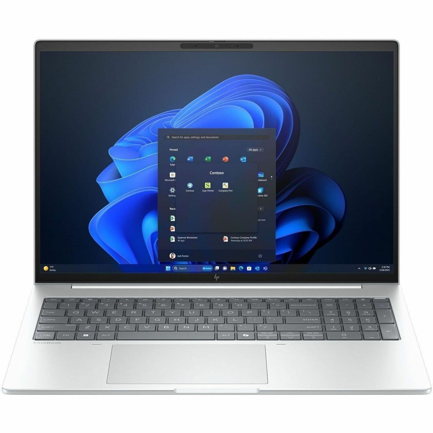 HP EliteBook 8 G1i 14" Notebook - WUXGA - Intel Core Ultra 7 258V - 32 GB - 1 TB SSD - Glacier Silver Aluminum