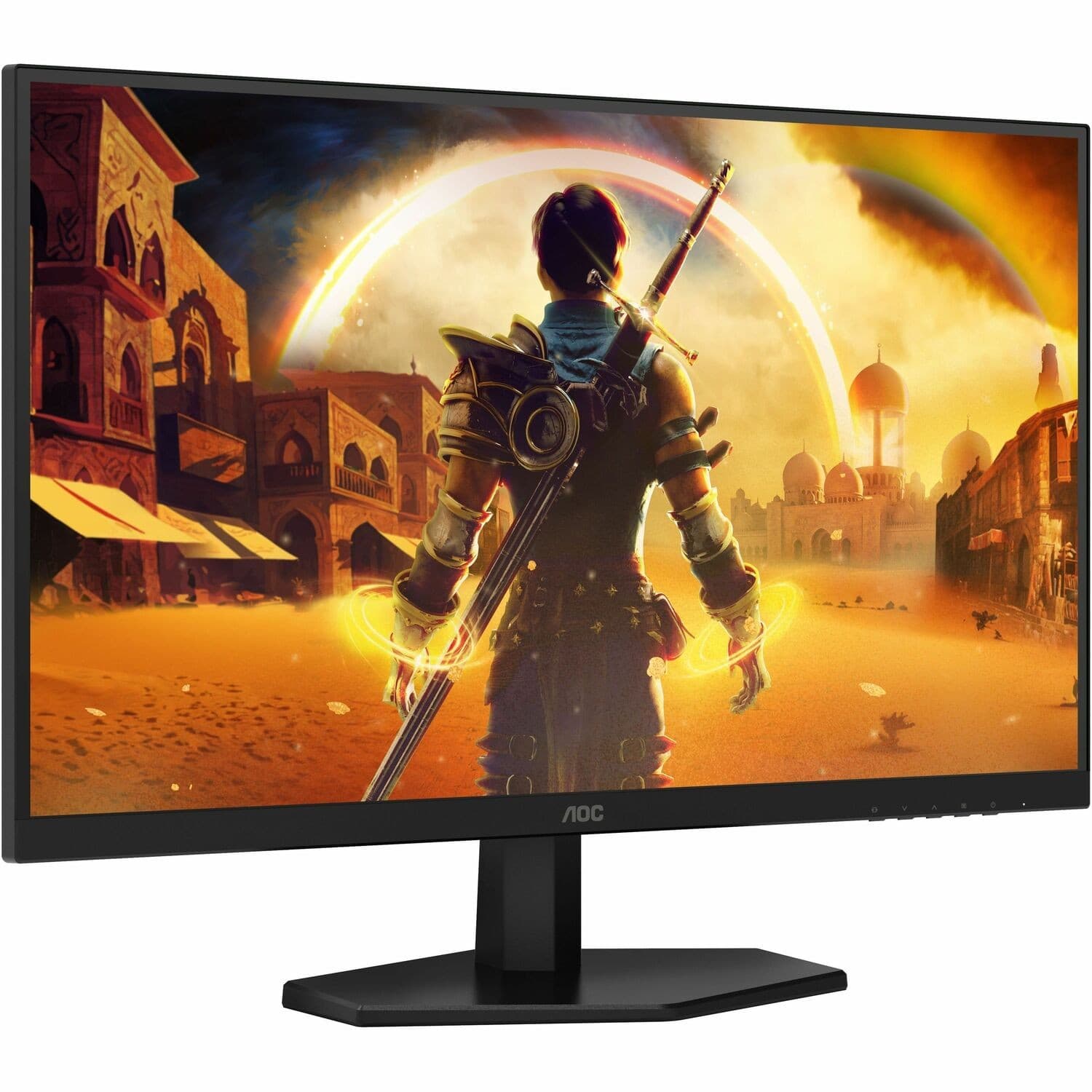 AOC Q27G42ZE 27" Class WQHD Gaming LED Monitor - 16:9 - Black, Red
