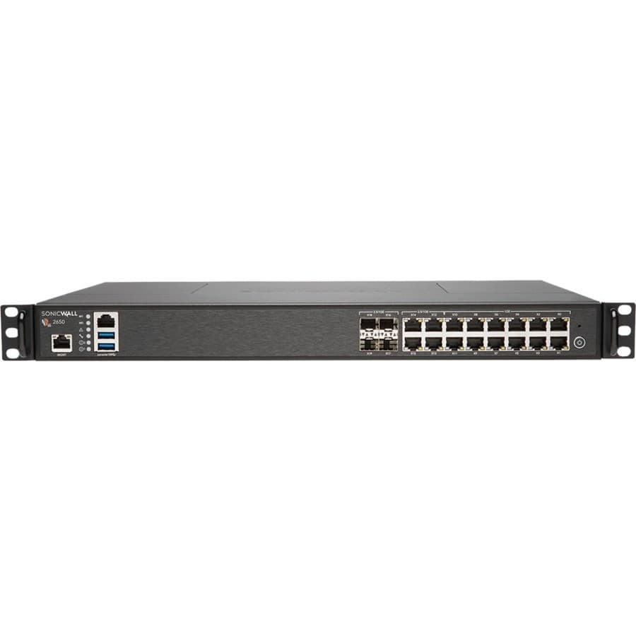 SonicWall 2650 Network Security/Firewall Appliance - 1 Year TotalSecure - TAA Compliant