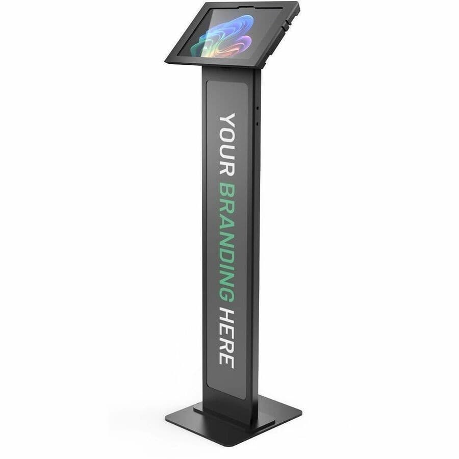 Compulocks Surface Pro Copilot+ PC 12" , Apex Enclosure Brandable Floor Stand - Black