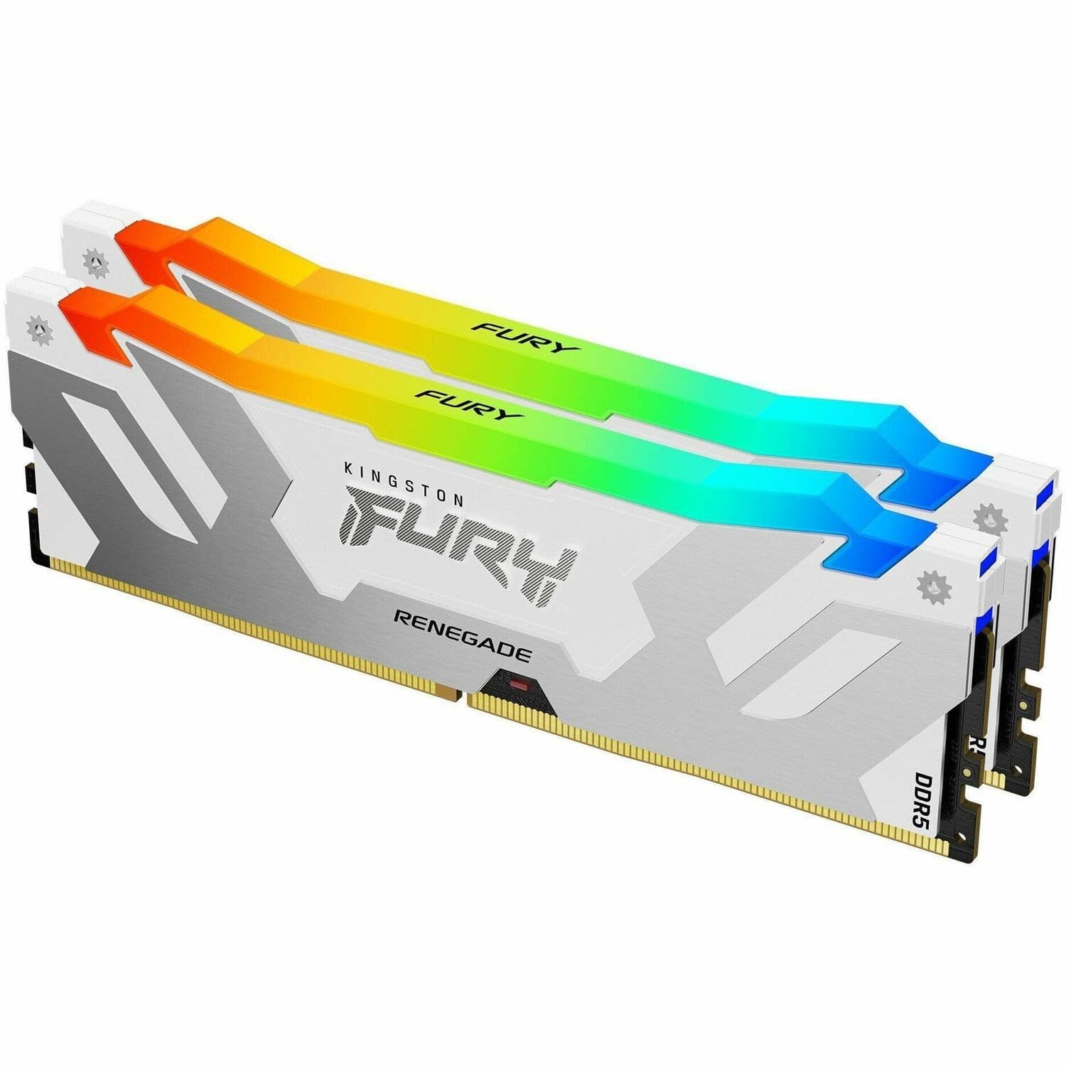 Kingston FURY Renegade RAM Module for Motherboard - 64 GB (2 x 32GB) - RGB - DDR5-6400/PC5-51200 DDR5 SDRAM - 6400 MHz Dual-rank Memory - CL32 - 1.40 V