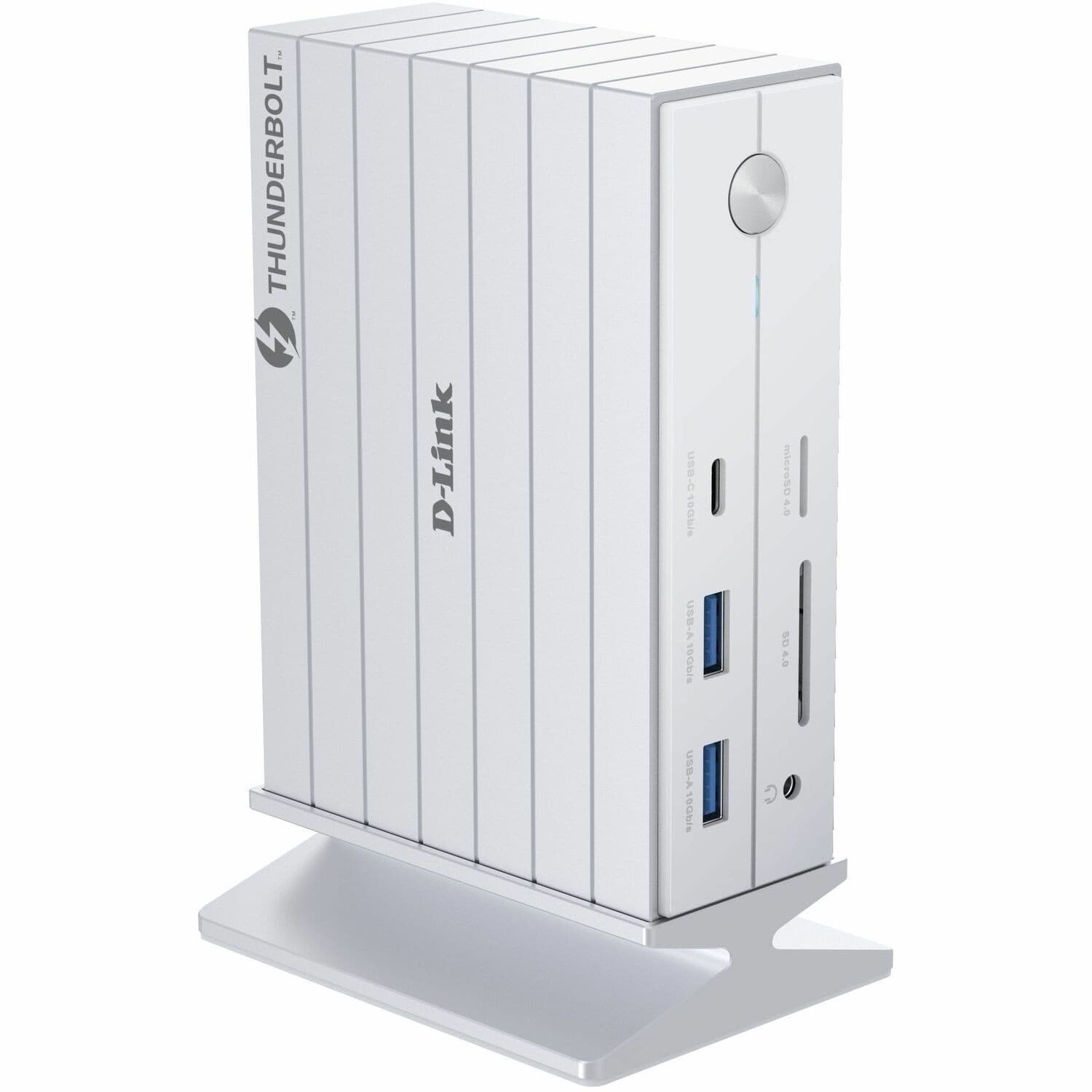 D-Link DUF-E01 Thunderbolt 4 Docking Station for Microphone, Monitor, Notebook, Workstation - Charging Capability - Memory Card Reader - SD - Desktop