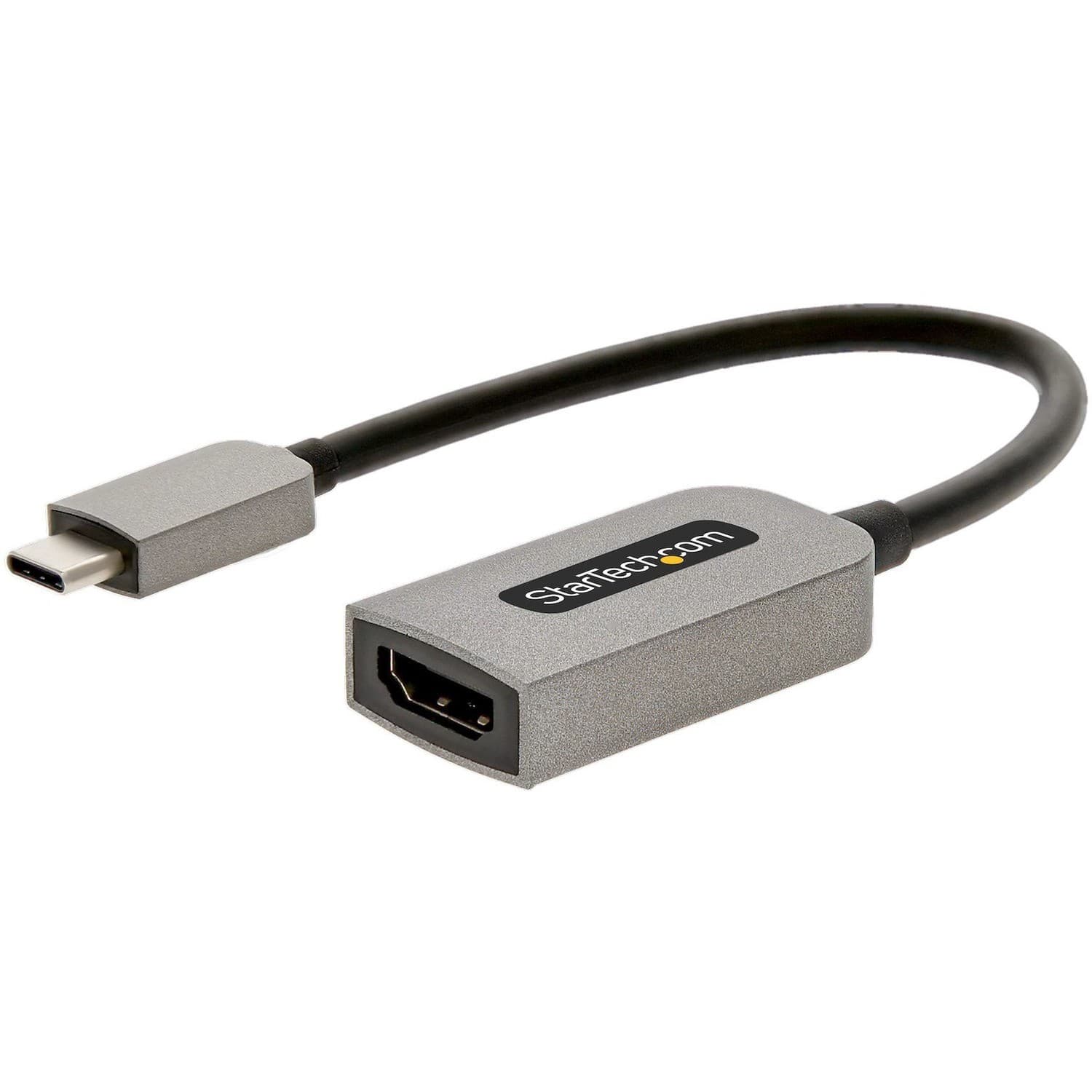 StarTech.com USB-C to HDMI Adapter, 4K 60Hz Video, HDR10, USB-C to HDMI Monitor Dongle, USB4 / Thunderbolt Compatible