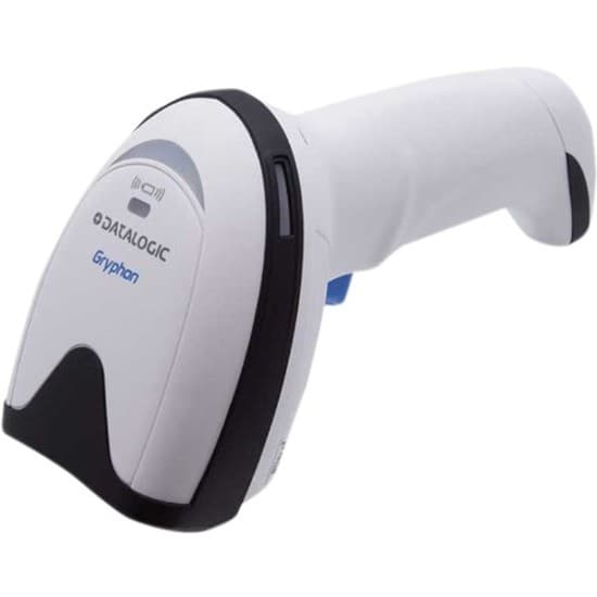 Datalogic Gryphon GBT4200 Handheld Barcode Scanner Kit - Wireless Connectivity - White