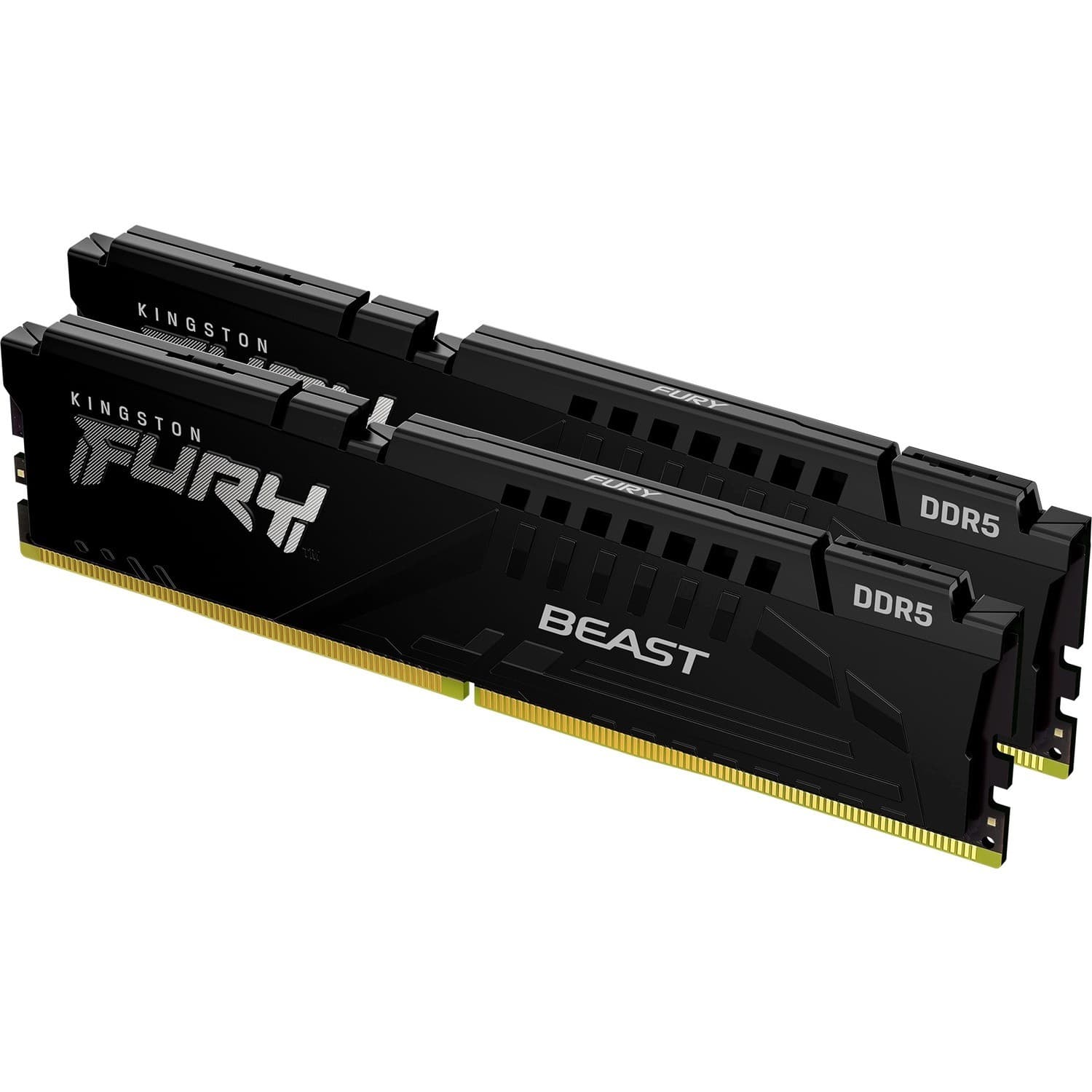 Kingston FURY Beast KF552C40BBK2-64 RAM Module for Motherboard - 64 GB (2 x 32GB) - DDR5-5200/PC5-41600 DDR5 SDRAM - 5200 MHz Dual-rank Memory - CL40 - 1.25 V - Retail