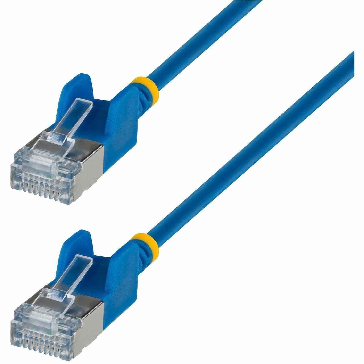 StarTech 4m Blue Ultra Slim CAT6a Ethernet Cable, Snagless, FTP, Bare Copper Wire, 34AWG Slim RJ45 Patch Cord