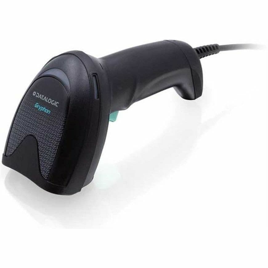 Datalogic Gryphon I GD4520 Healthcare, Retail, Light/Clean Manufacturing, Transportation, Laboratory Handheld Barcode Scanner Kit - Cable Connectivity - Black - USB Cable Included