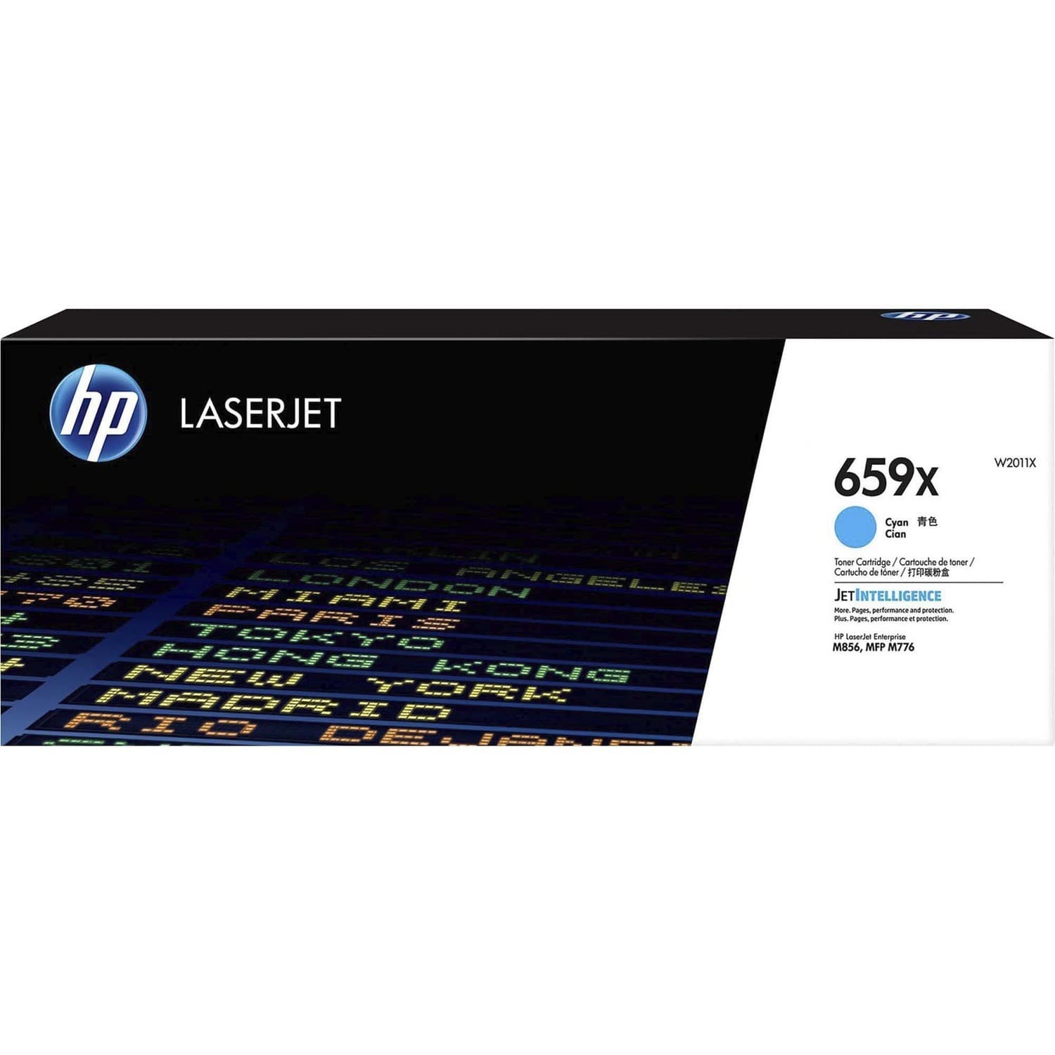 HP 659X Original High Yield Laser Toner Cartridge - Cyan - 1 /