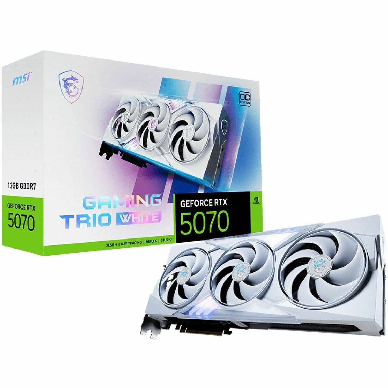 MSI NVIDIA GeForce RTX 5070 Graphic Card - 12 GB GDDR7