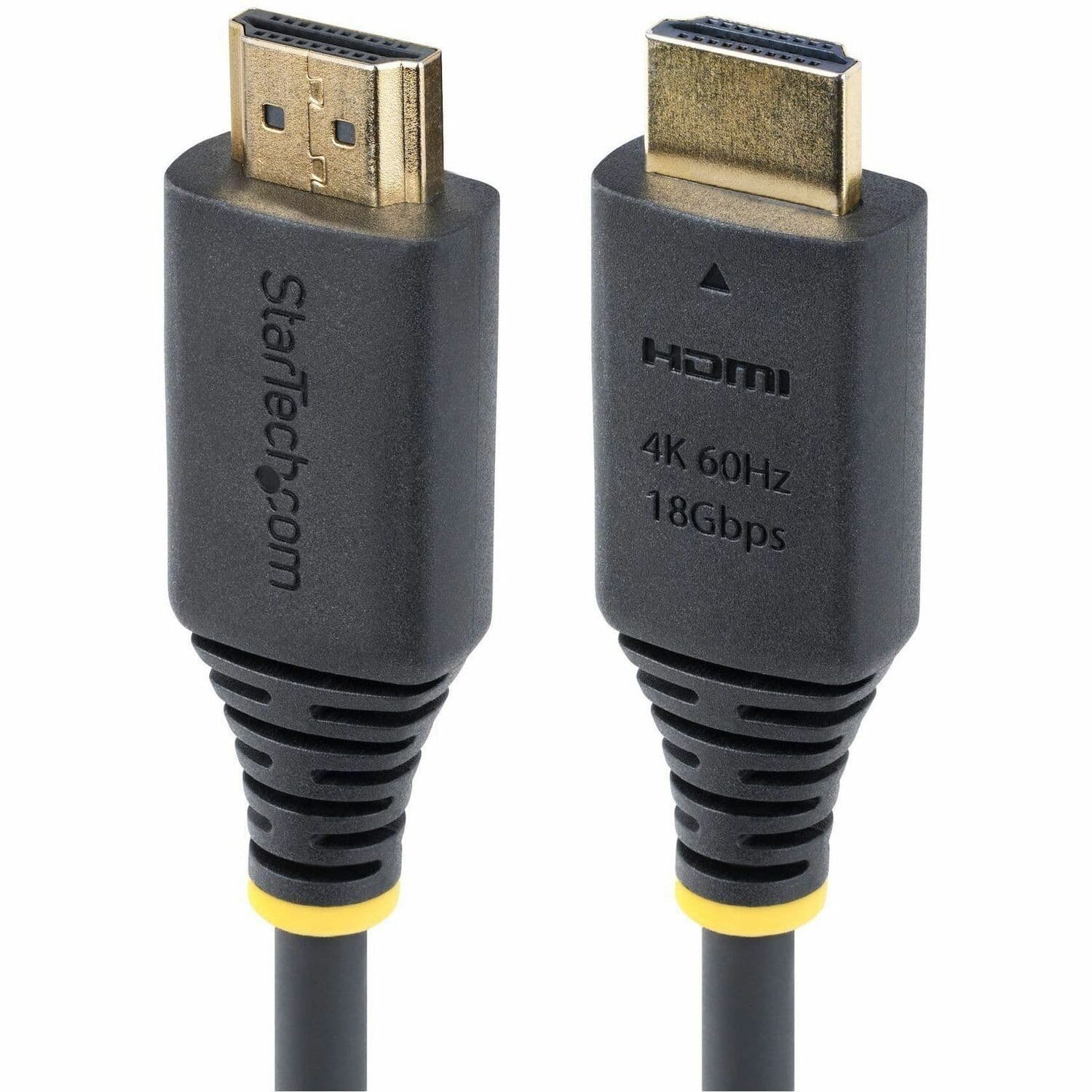 StarTech.com 2m (6.6ft) Premium Certified High Speed HDMI Cable, 4K 60Hz/1440p 144Hz, 18Gbps, UHD HDMI 2.0 Cord, TPE Jacket