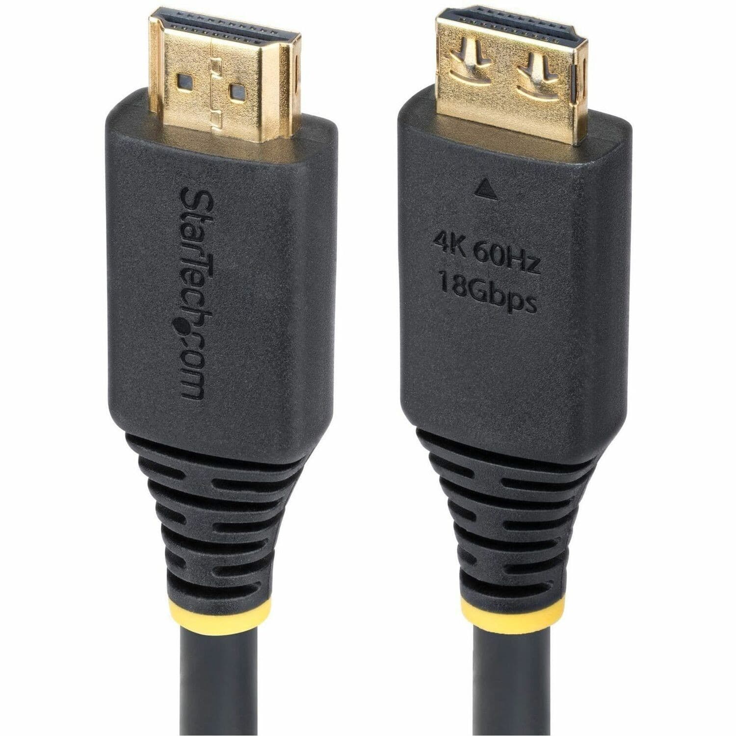 StarTech.com 3m (10ft) High Speed HDMI Cable with Gripping Connectors, 4K 60Hz/1440p 144Hz, 18Gbps, UHD HDMI 2.0 Cord, TPE Jacket