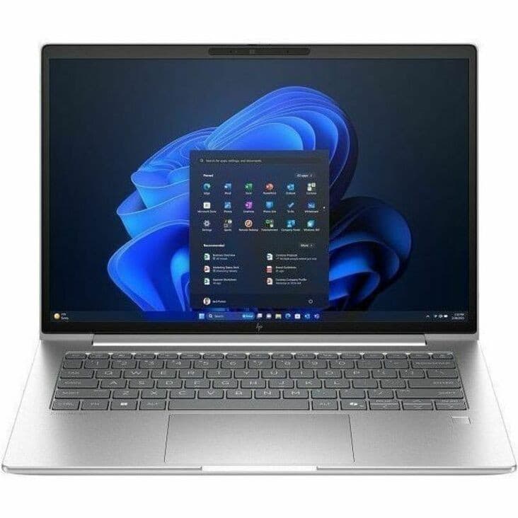 HP EliteBook 6 G1i 14" Touchscreen Notebook - WUXGA - 60 Hz - Intel Core Ultra 7 255U - 16 GB - 512 GB SSD - Pike Silver Aluminum