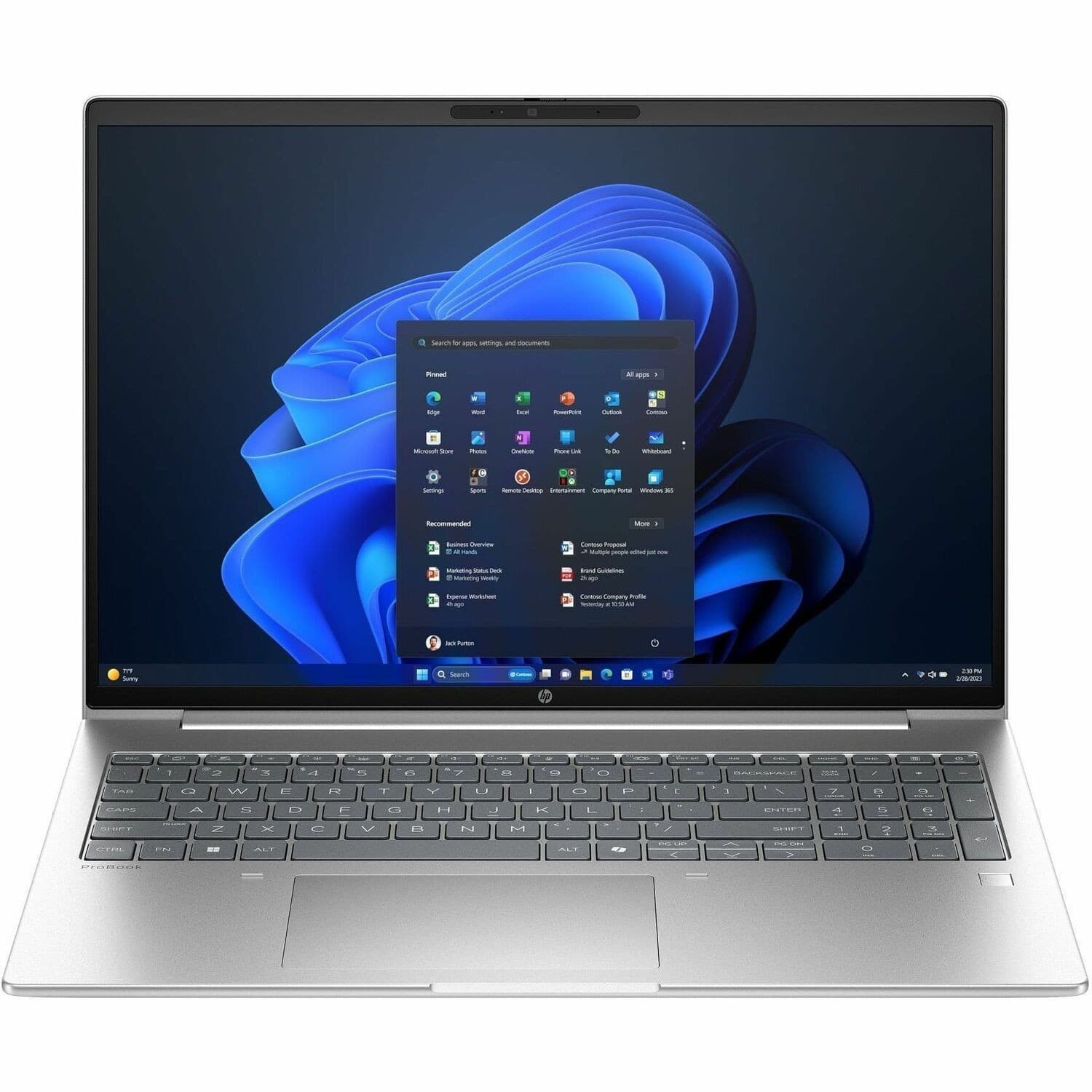 HP ProBook 4 G1iR 16" Notebook - WUXGA - Intel Core 5 Series 1 120U - 16 GB - 256 GB SSD - Pike Silver