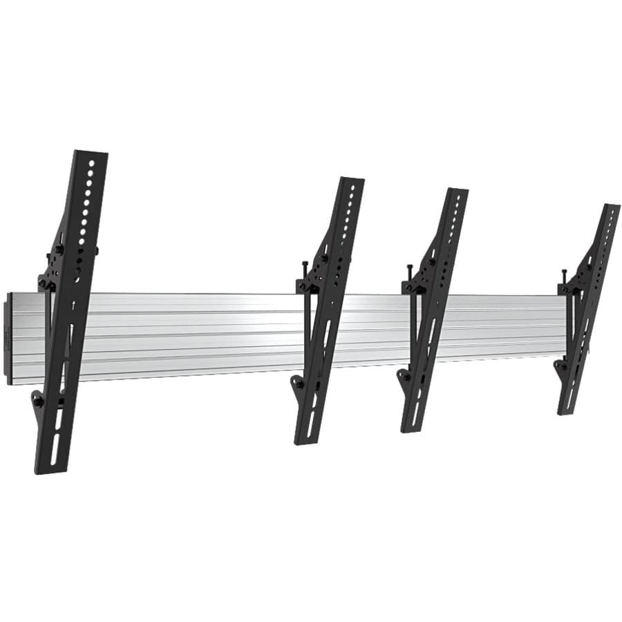 Atdec Wall Mount for Flat Panel Display - Black, Silver