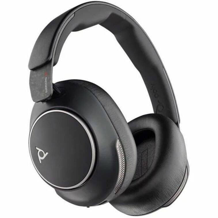 Poly Voyager Surround 80 UC Wired/Wireless Over-the-ear, Over-the-head, On-ear Stereo Headset - Black