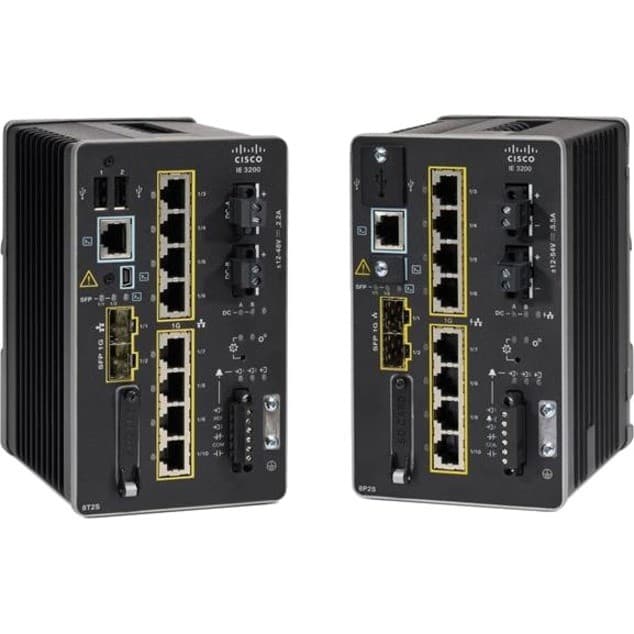 Cisco Catalyst IE3200 IE-3200-8T2S 8 Ports Manageable Ethernet Switch