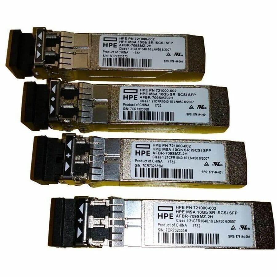 HPE SFP+ - 1 x 16GBase-SR Network - 4 Pack