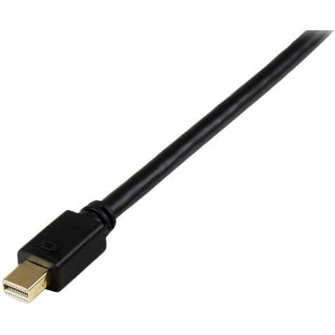 StarTech.com 6ft Mini DisplayPort to DVI Cable, Active Mini DP to DVI-D Adapter/Converter Cable, 1080p Video, mDP to DVI Monitor/Display
