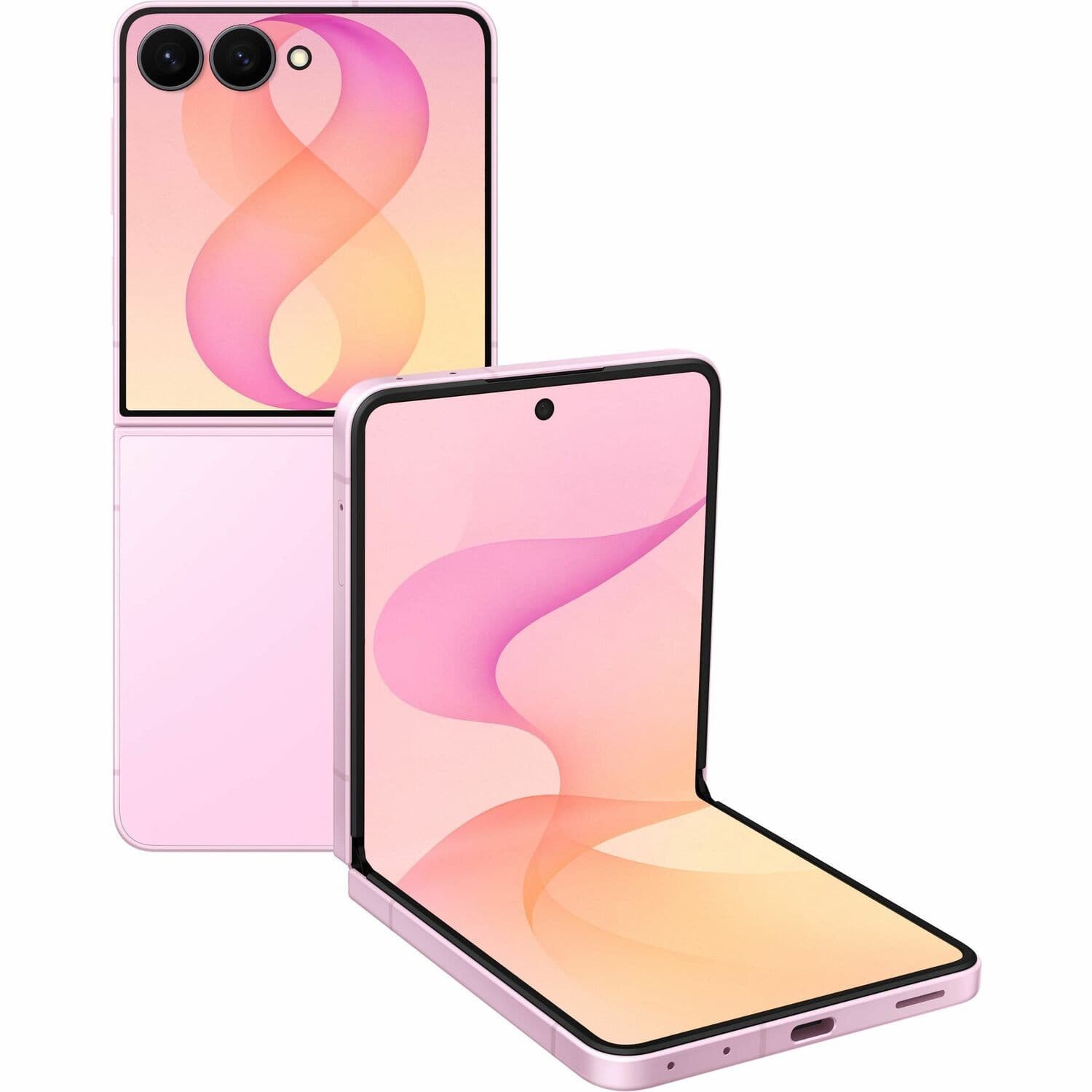Samsung Galaxy Z Flip8 SM-F776B 256 GB Smartphone - 6.9" Flexible Folding Screen Dynamic AMOLED 2X Full HD Plus 2520 x 1080 - Deca-core (3.80 GHz 3.26 GHz 2.76 GHz - 12 GB RAM - Android 17 - 5G - Pink