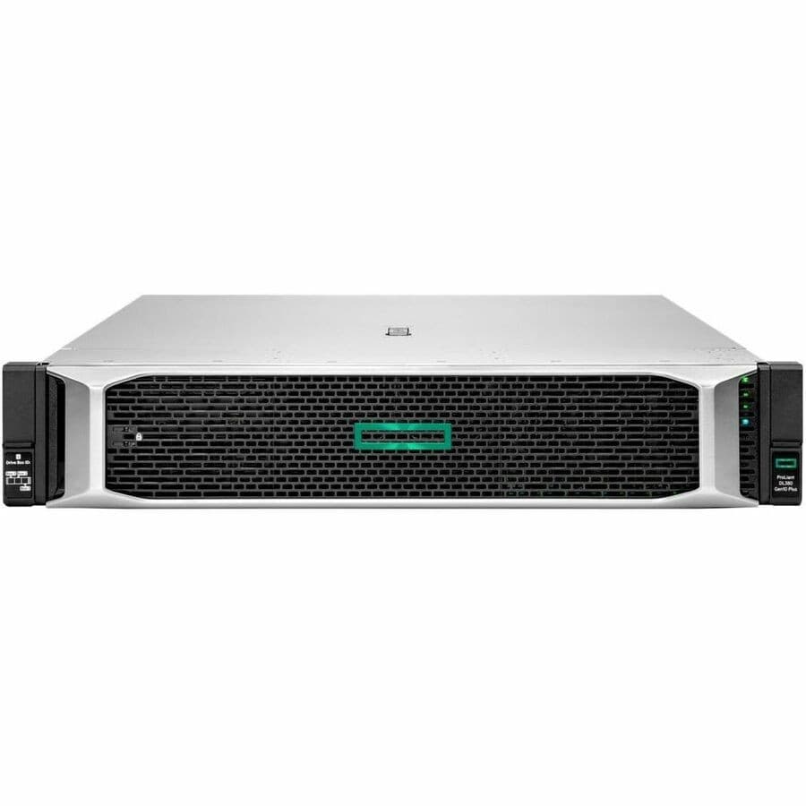 HPE ProLiant DL380 G10 Plus 2U Rack Server - 1 x Intel Xeon Silver 4314 2.40 GHz - 64 GB RAM - 960 GB SSD - (2 x 480GB) SSD Configuration - 24Gb/s SAS, NVMe Controller