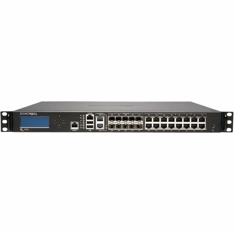 SonicWall 9250 Network Security/Firewall Appliance - 1 Year Advanced Gateway Security Suite