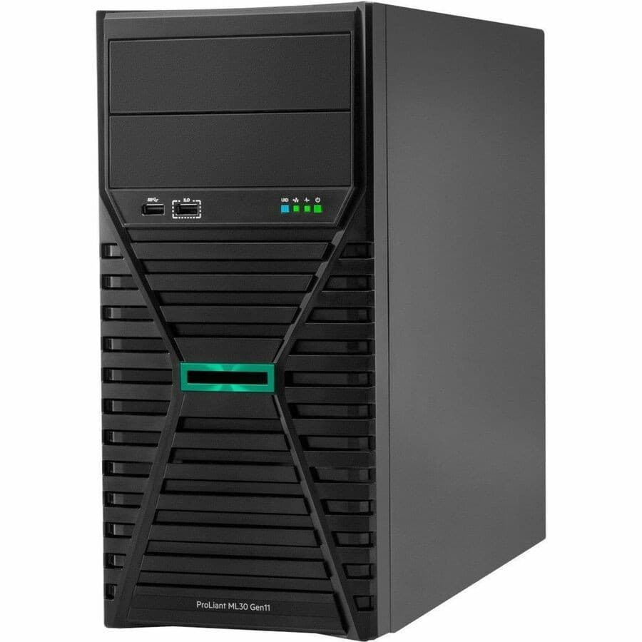 HPE ProLiant ML30 G11 4U Tower Server - 1 x Intel Xeon E-2434 3.40 GHz - 32 GB RAM - 960 GB SSD - (2 x 480GB) SSD Configuration - Serial ATA/600 Controller