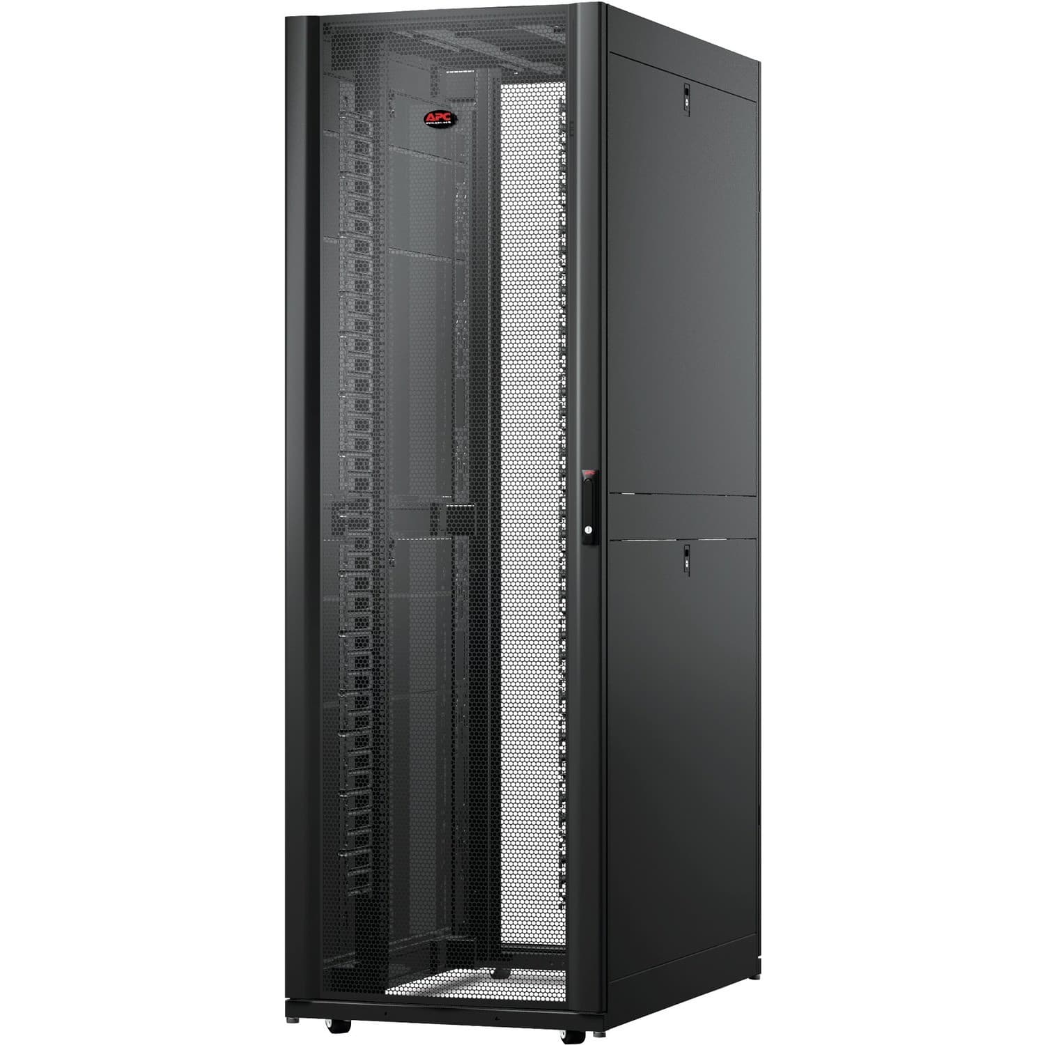 APC by Schneider Electric NetShelter SX 48U Floor Standing Rack Cabinet for Networking, Airflow System - 482.60 mm Rack Width - Black - TAA Compliant