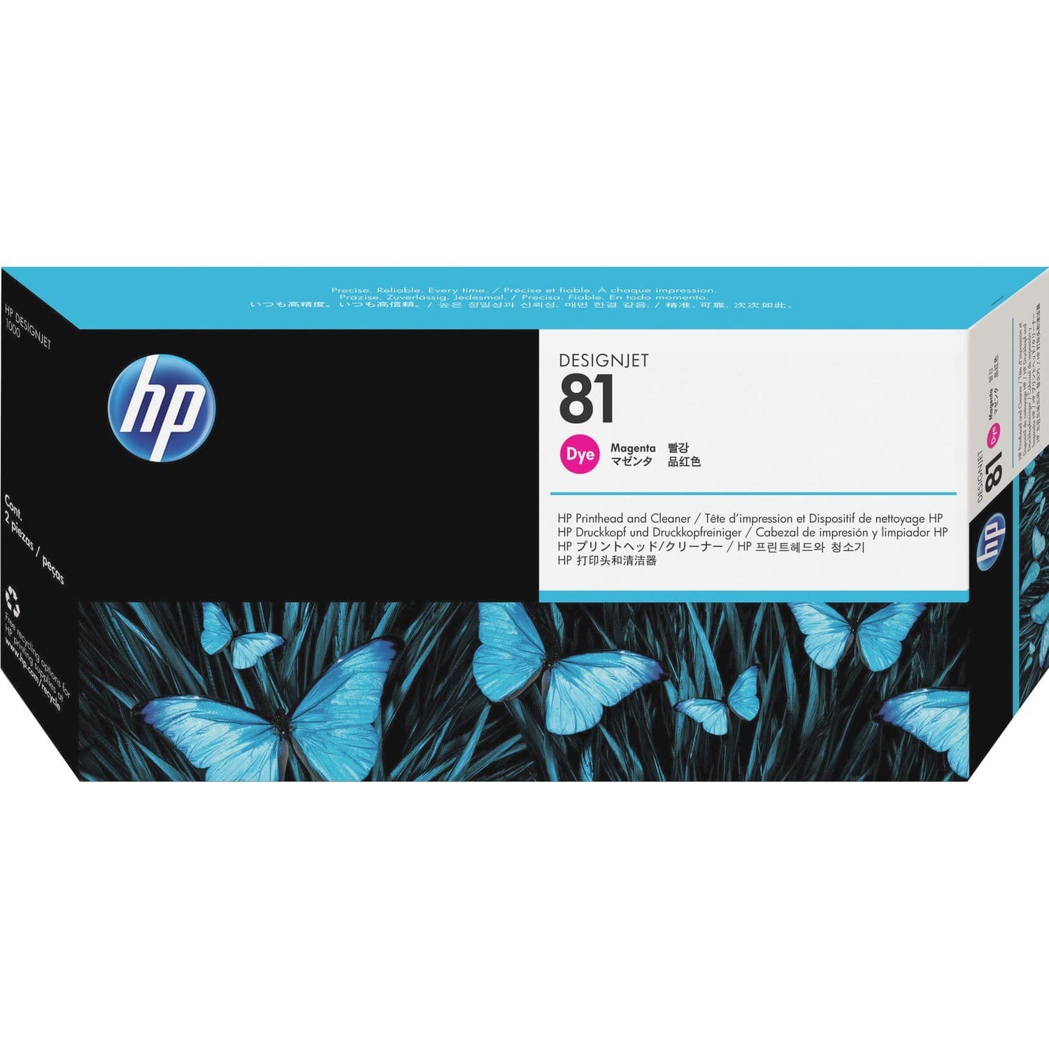 HP 81 (C4952A) Original Inkjet Printhead - Single Pack - Magenta Pack