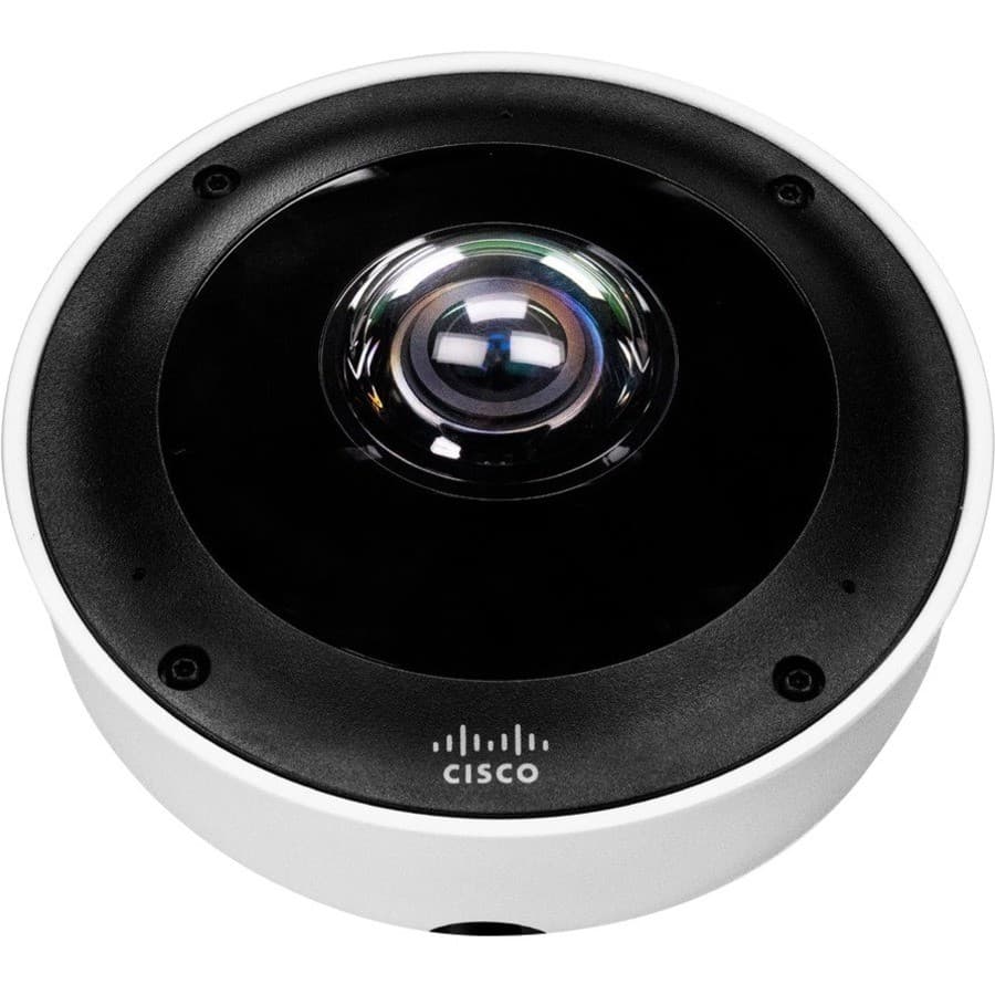 Cisco Meraki MV93X 8 Megapixel Outdoor Network Camera - Colour - Fisheye - Black, White