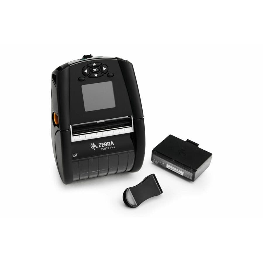 Zebra ZQ620 Plus Double Sided Desktop, Industrial, Mobile, Transportation & Logistic, Warehouse Direct Thermal Printer - Monochrome - Label/Receipt Print - USB - Serial - Bluetooth - Wireless LAN - Near Field Communication (NFC)