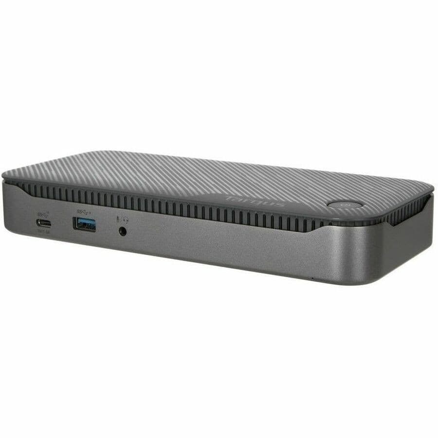 Targus DOCK710AUZ USB Type C Docking Station for Monitor, Notebook, Headphone, Speaker, Microphone - Silver