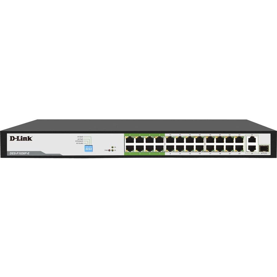 D-Link DES-F1026P-E 24 Ports Ethernet Switch