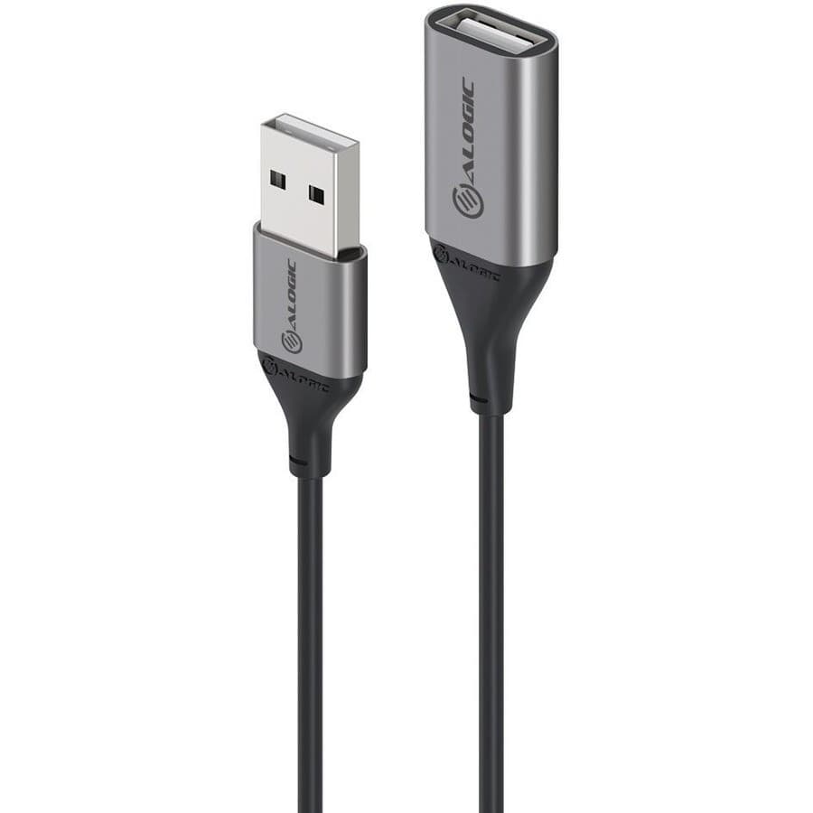 Alogic 2 m USB Data Transfer Cable for Peripheral Device, Keyboard, Mouse, Computer, USB Hub, Hard Drive - 1