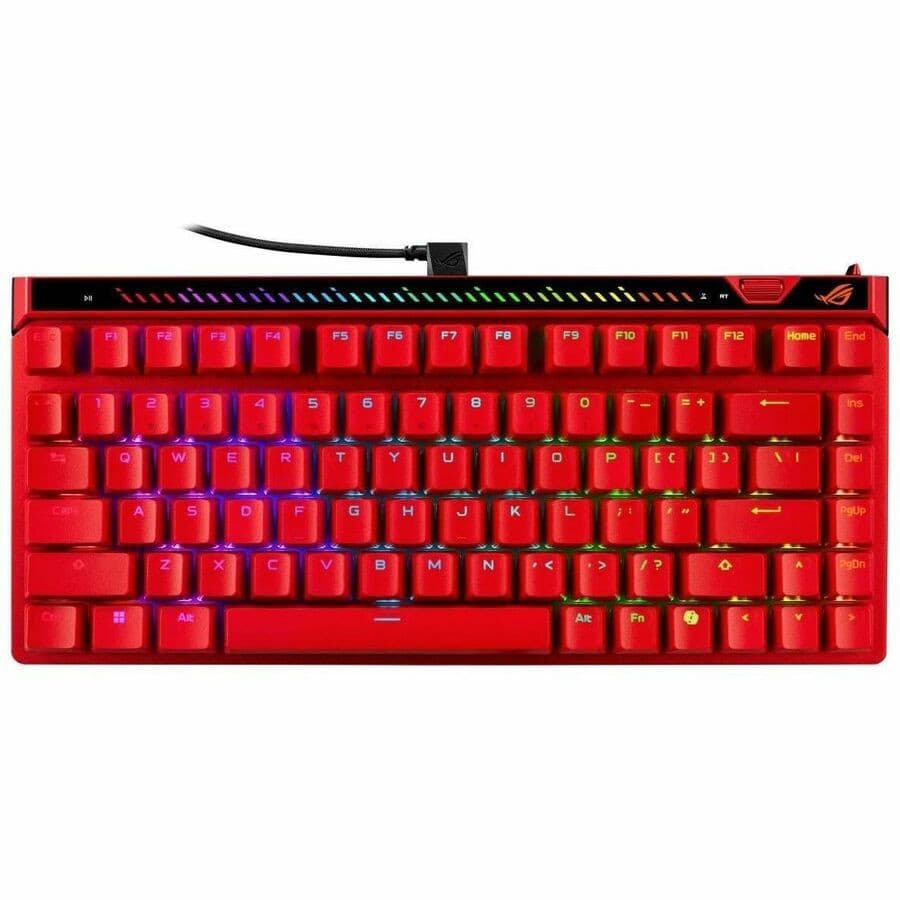 Asus ROG Falchion Ace 75 HE Gaming Keyboard - Cable Connectivity - USB 2.0 Interface - RGB LED