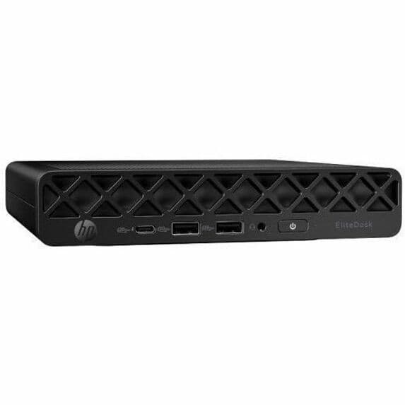 HP EliteDesk 8 G1i Desktop Computer - Intel Core Ultra 7 265T - vPro Technology - 32 GB - 1 TB SSD - Mini PC - Jack Black