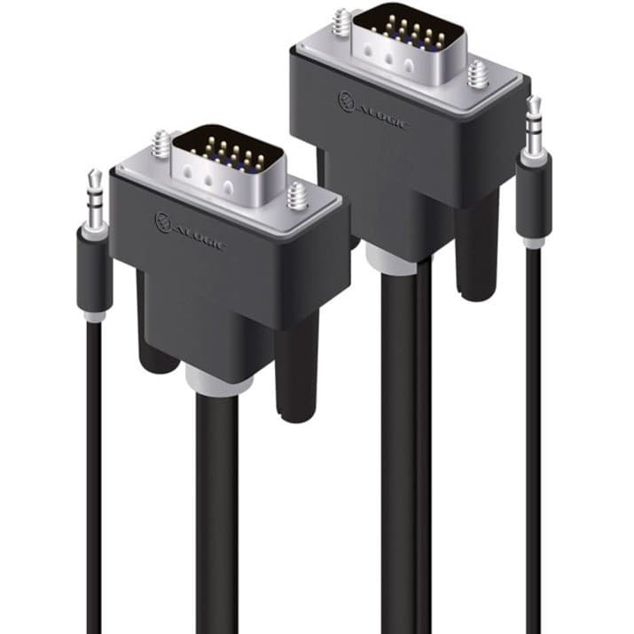 Alogic 5 m Mini-phone/VGA A/V Cable for Audio/Video Device, Desktop Computer - 1