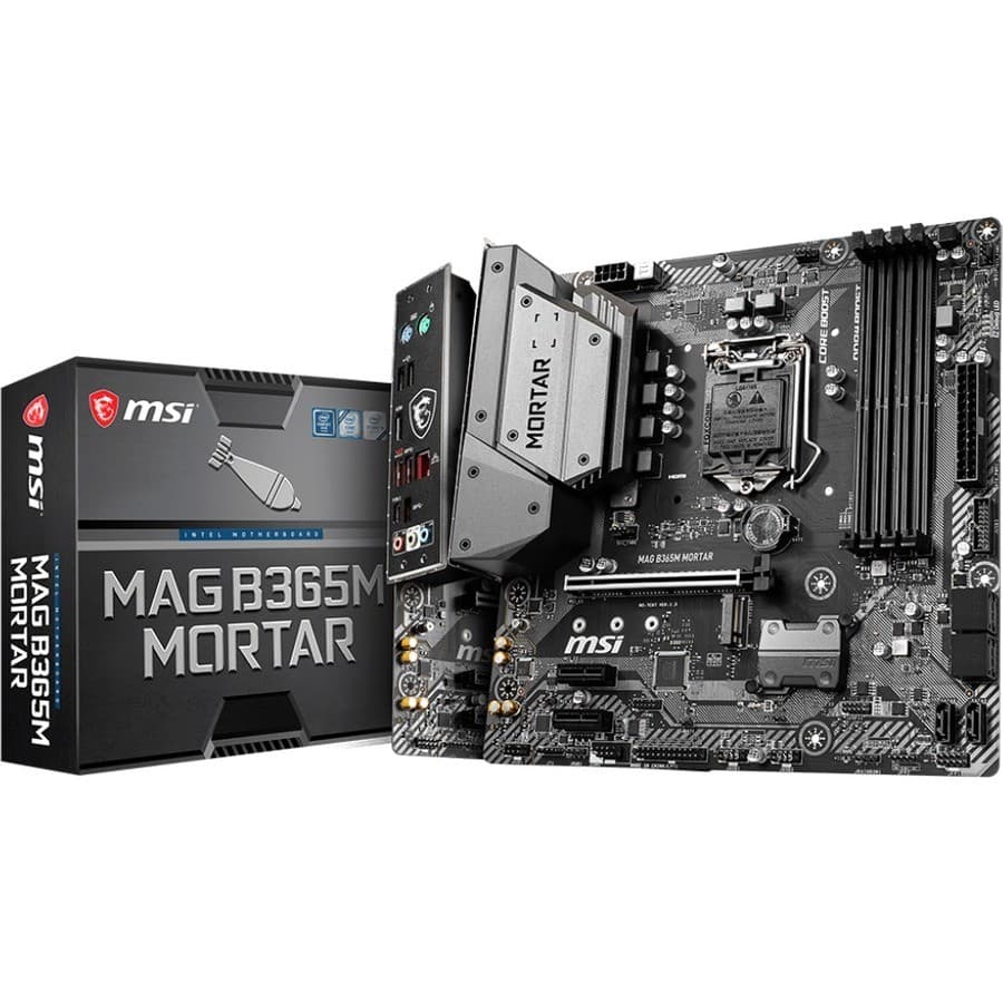 MSI MAG B365M MORTAR Desktop Motherboard - Intel B365 Chipset - Socket H4 LGA-1151 - Micro ATX
