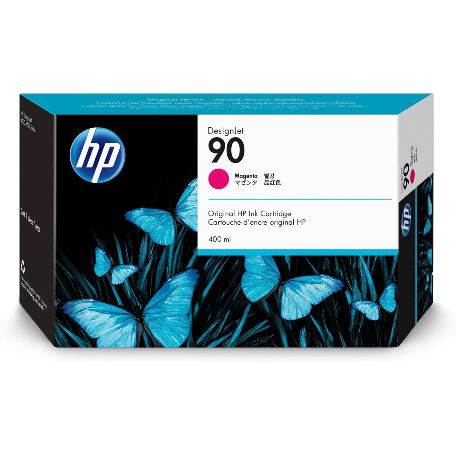 HP 90 Original Inkjet Ink Cartridge - Magenta - 1 Each