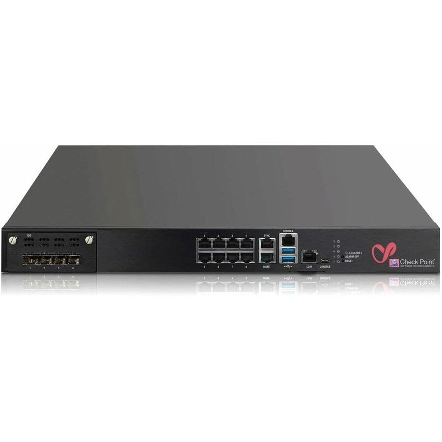 Check Point Quantum 6200 Network Security/Firewall Appliance - 1 Year SandBlast subscription package