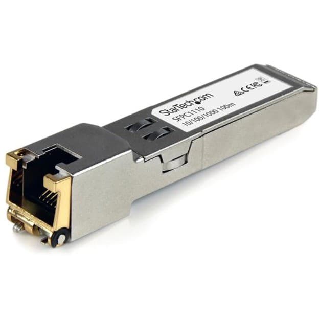StarTech.com SFP (mini-GBIC) - 1 x RJ-45 10/100/1000Base-T Network LAN - 1 Each