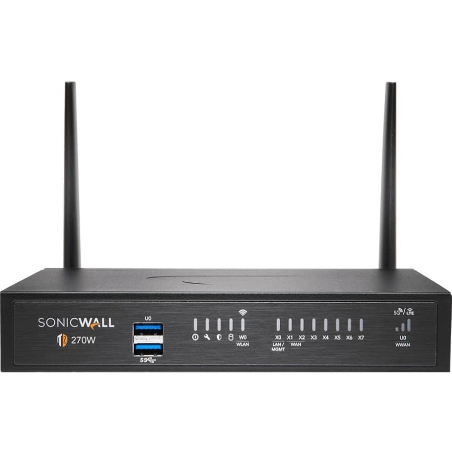 SonicWall TZ270W Network Security/Firewall Appliance Support/Service - TAA Compliant